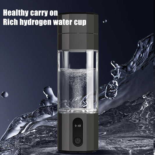 H60  6000PPB  Intelligent Hydrogen Rich Water Cup Portable Water Electrolysis Hydrogen Cup Leak-Proof Mug Healthy Drinking Cup