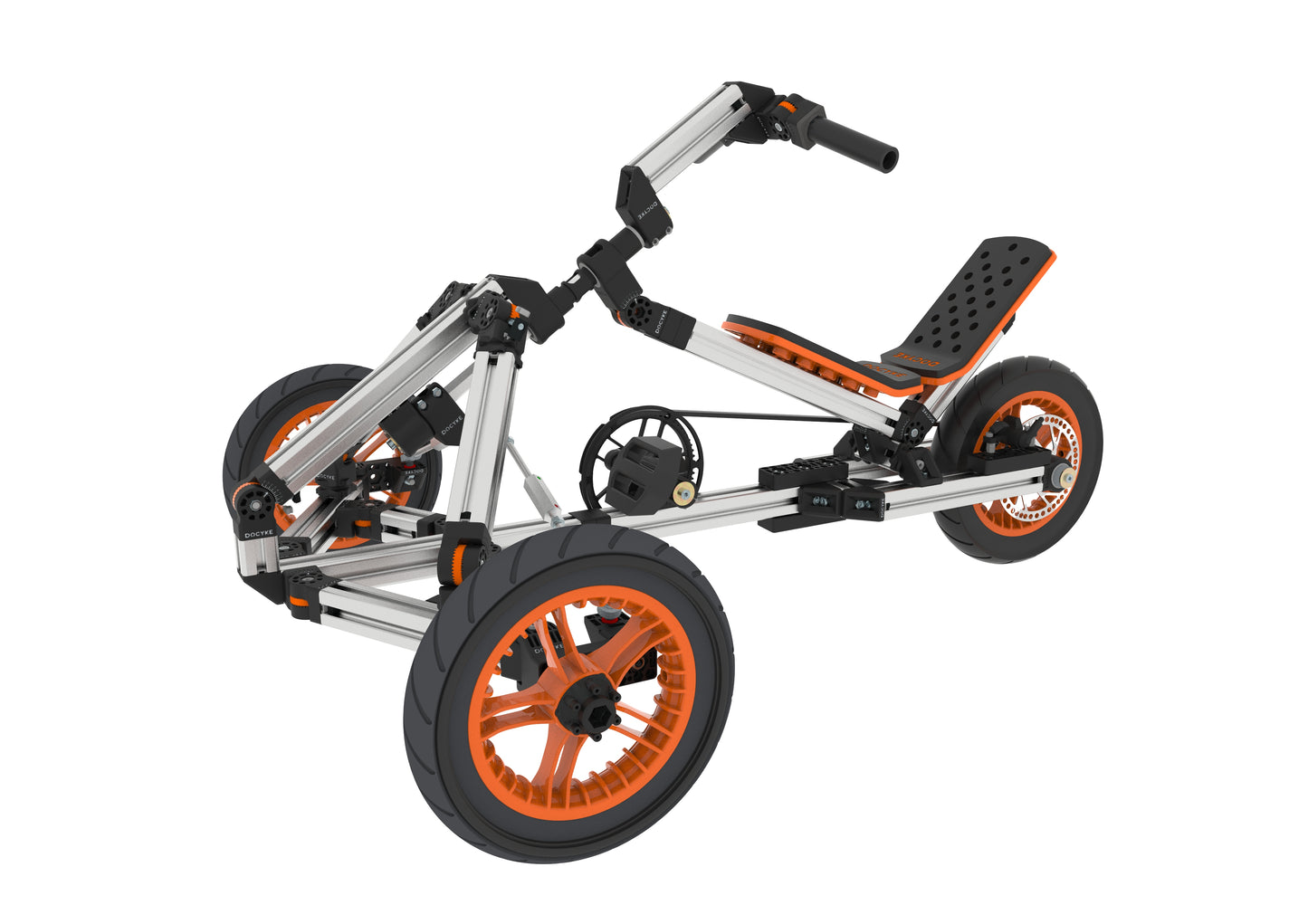 Buildable Kit 20 in 1 Kids Go Kart Set, Suitable for 1 to 8 Years Old, Two Wheel Bike, Three Wheel Bike